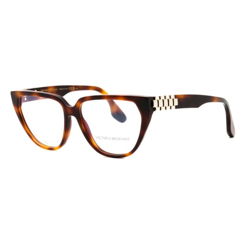 Victoria Beckham Eyeglasses Square Full Rim, Tortoise Frame and Clear Demo